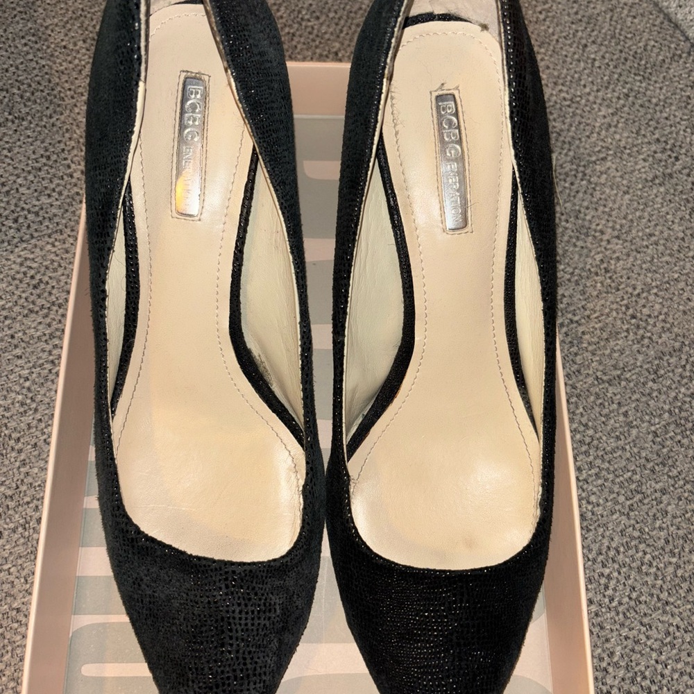 BCBGMaxAzria Black Heeled Elegance